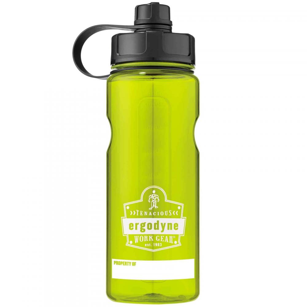 5151 1 ltr Lime Plastic Wide Mouth Water Bottle - 34oz