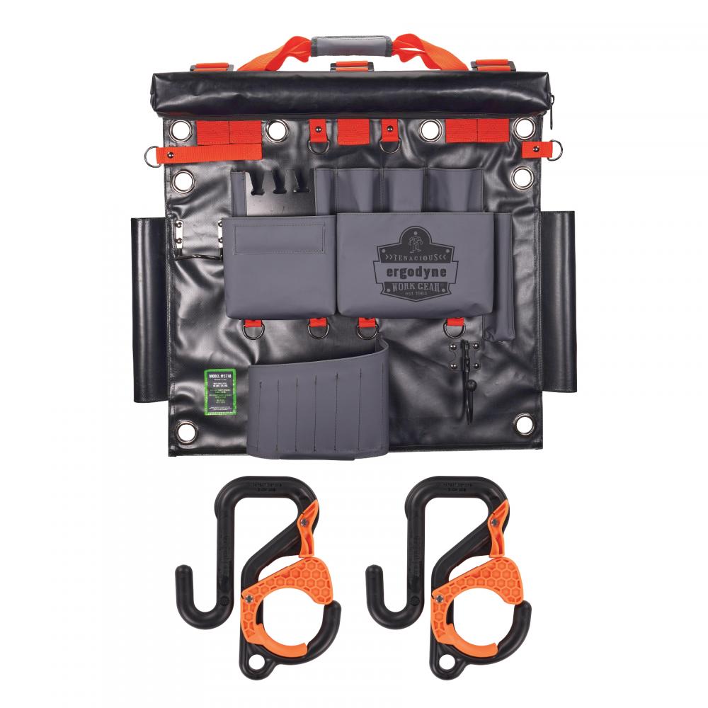 5711 Gray Bucket Truck Tool Board with Bucket Hooks Kit