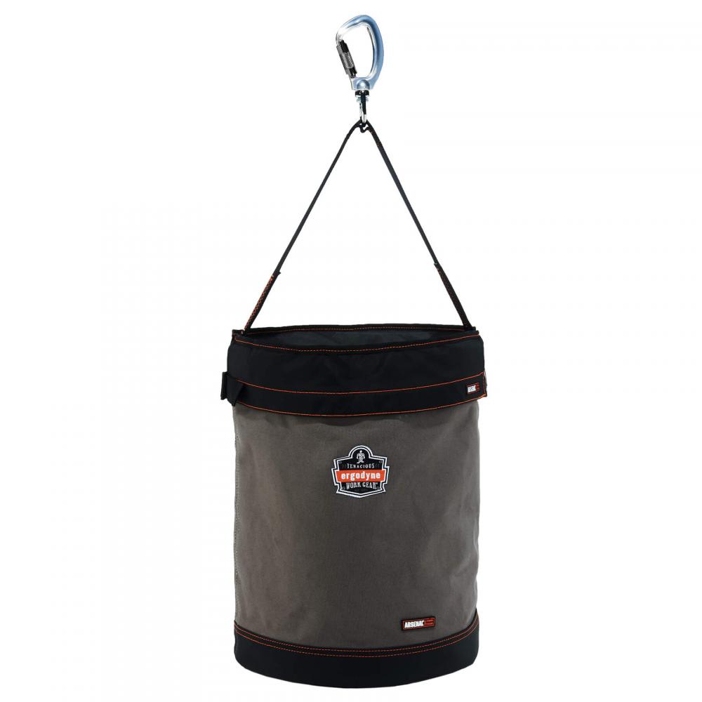 5945T SWIVELING CARABINER CANVAS HOIST BUCKET AND TOP / ARSE