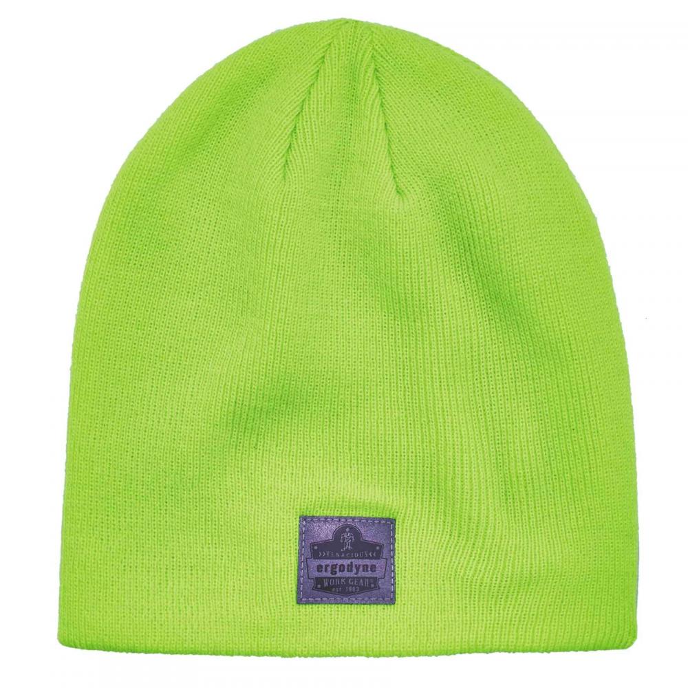 6812 Lime Rib Knit Winter Hat