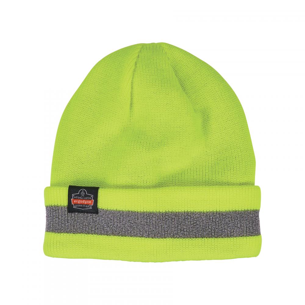 6803 One Size Lime Reflective Winter Hat