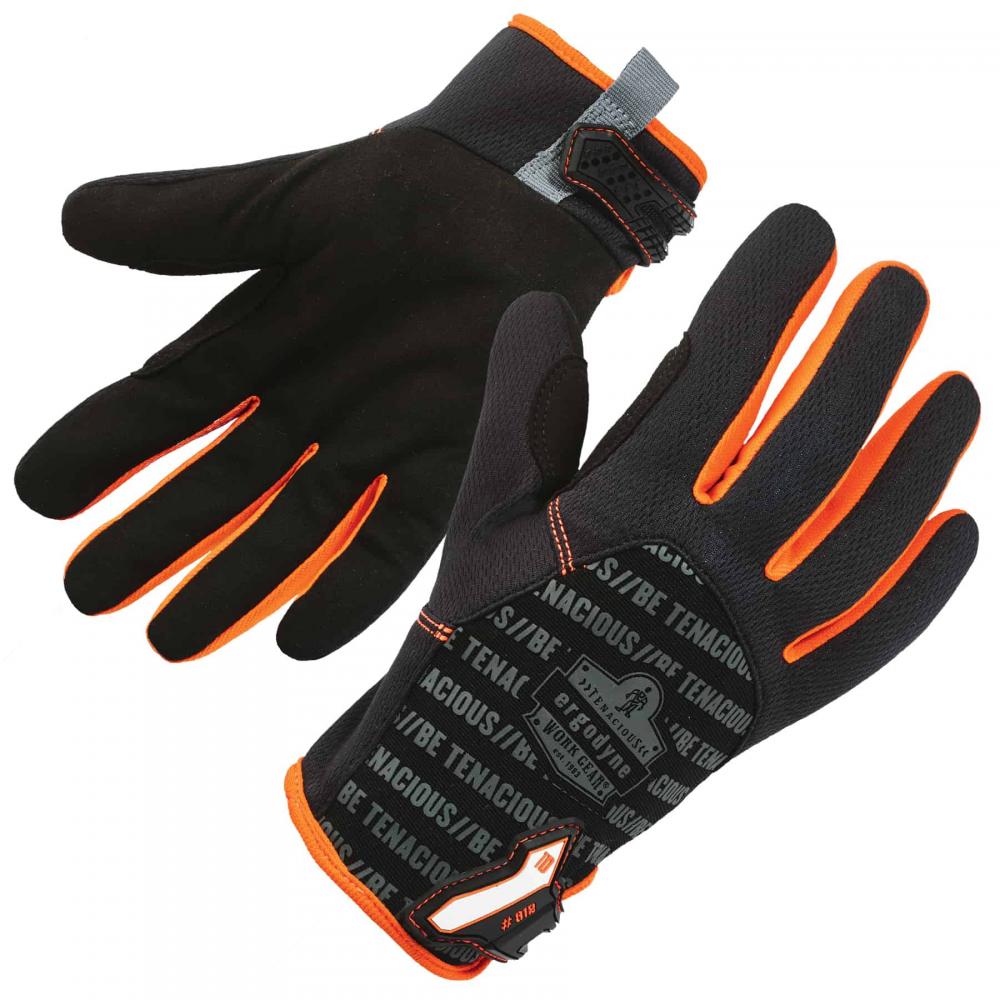 812 XL Black Standard Mechanics Gloves