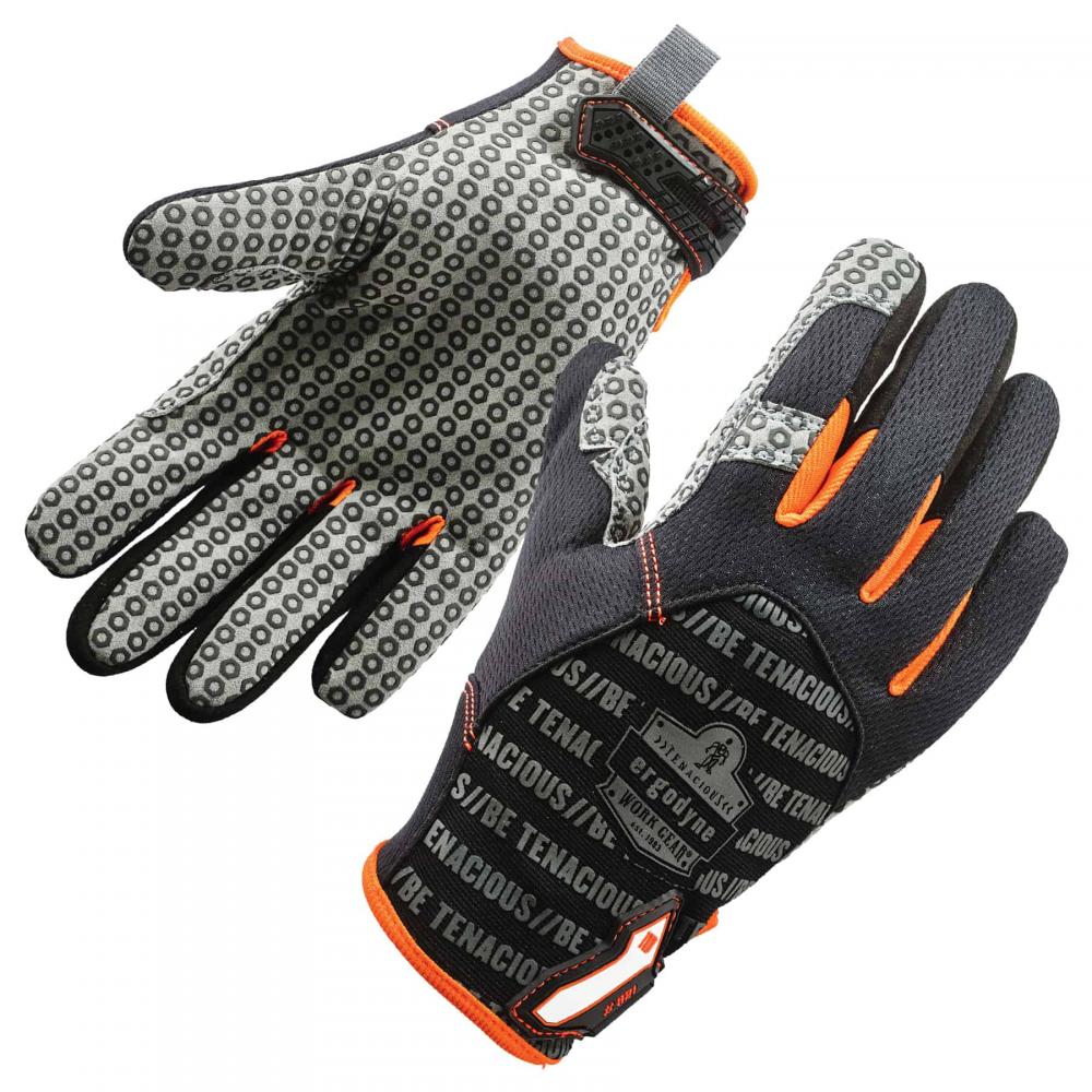 821 S Black Smooth Surface Handling Gloves