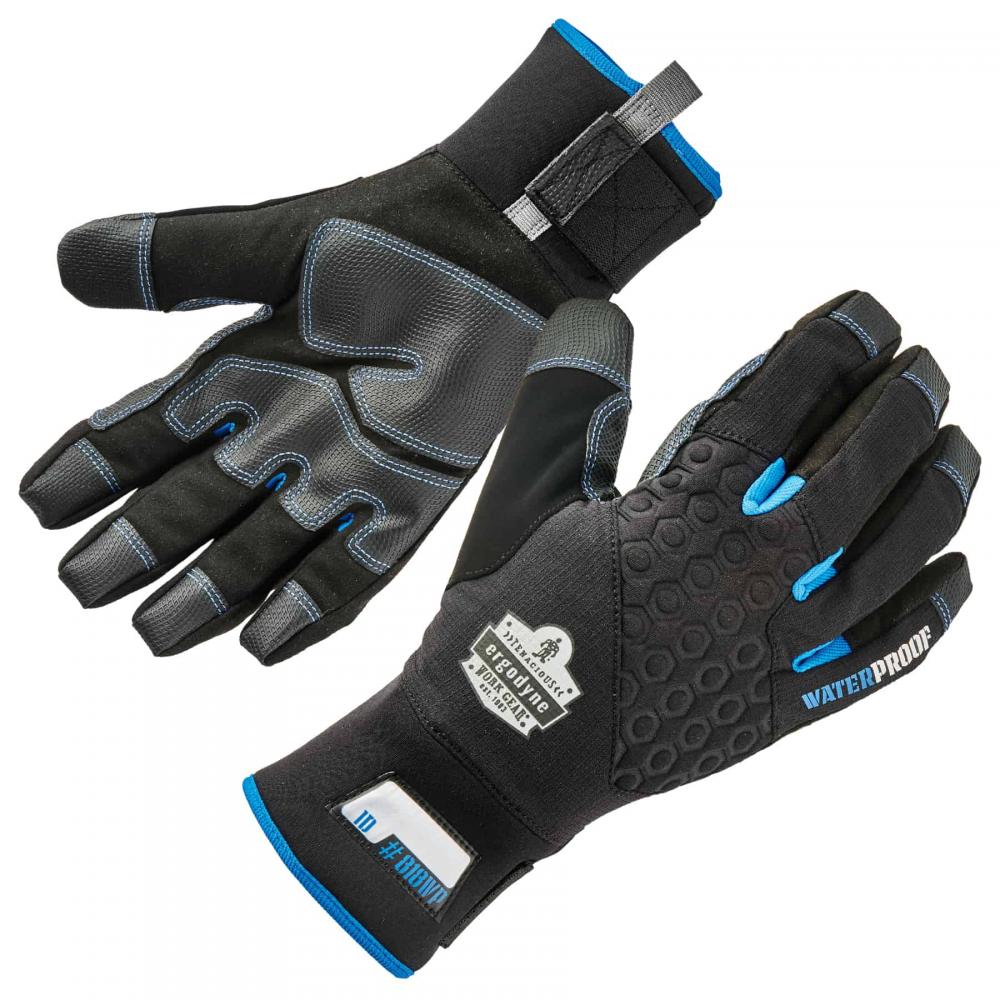 818WP THERMAL WATERPROOF UTILITY GLOVE LG BLACK / PROFLEX