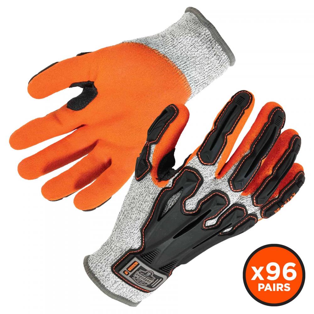 922CR 96-pair L Gray ANSI A3 Nitrile Coated CR Gloves