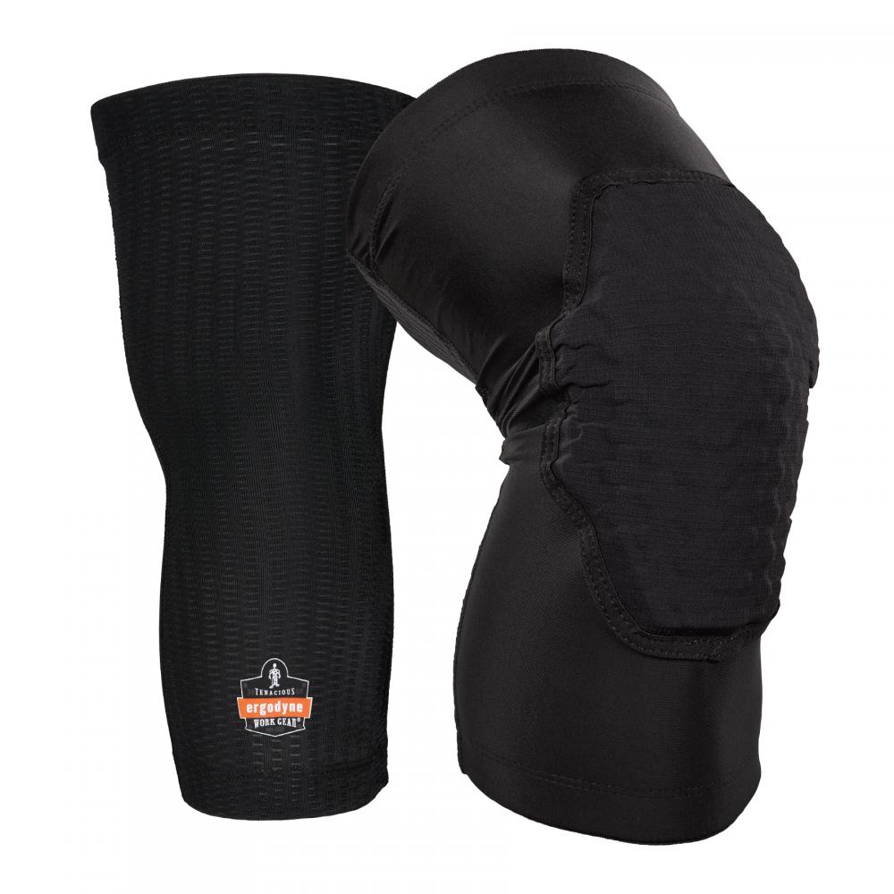 525 M/L Black Lightweight Knee Sleeves Pair