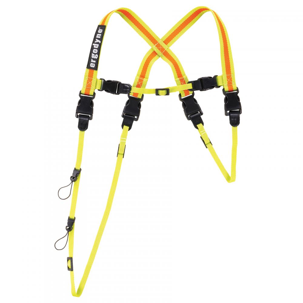 3132 L Hi-Vis Lime Barcode Scanner Lanyard Harness