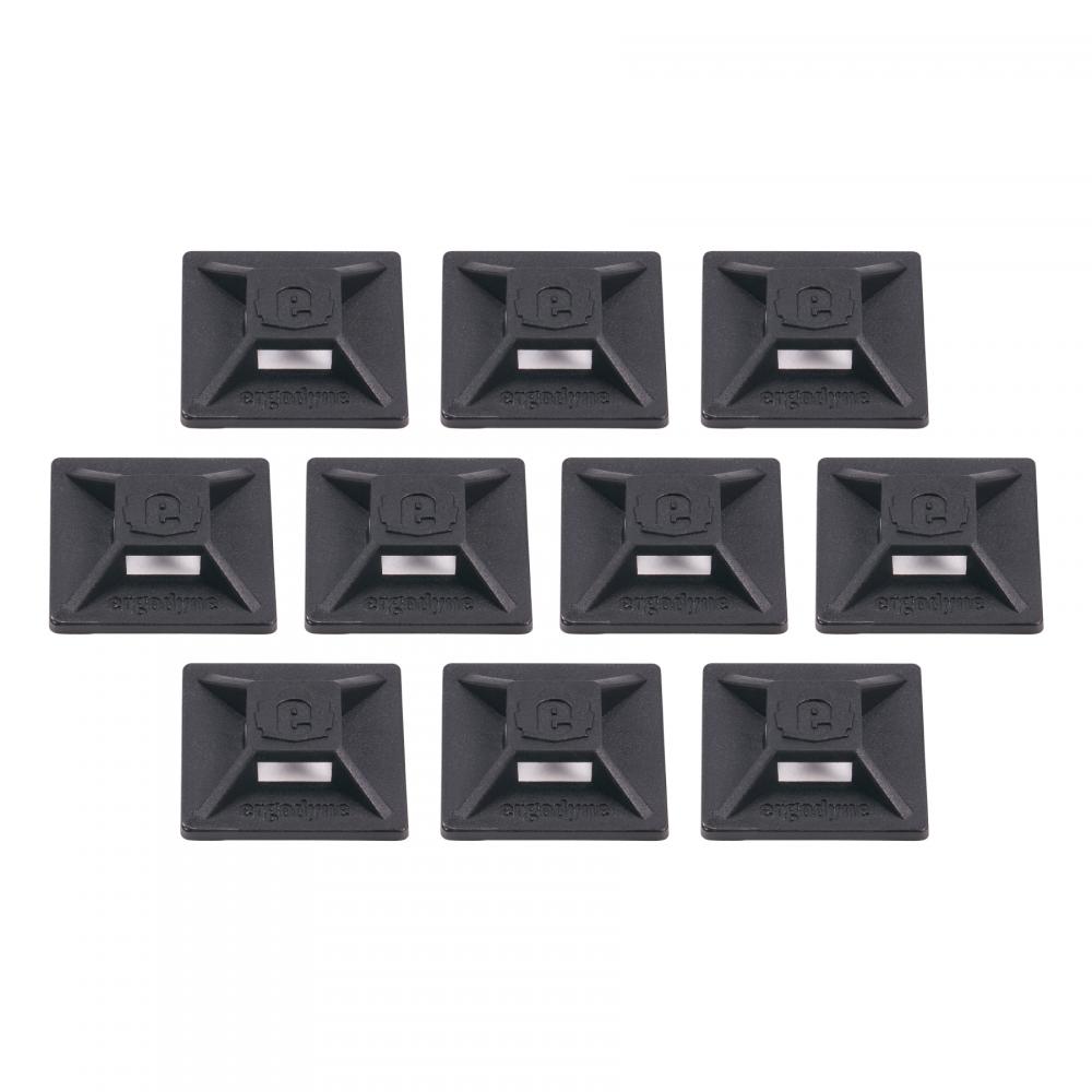 3701 10-pack Black Mini Adhesive Mount Replacements - 2lbs / 0.9kg