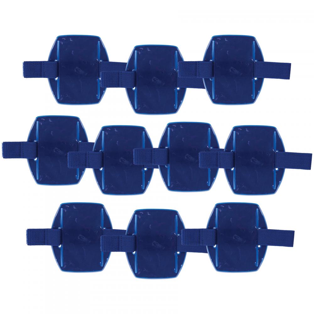 3386 10-pack Blue Arm Band ID Badge Holder