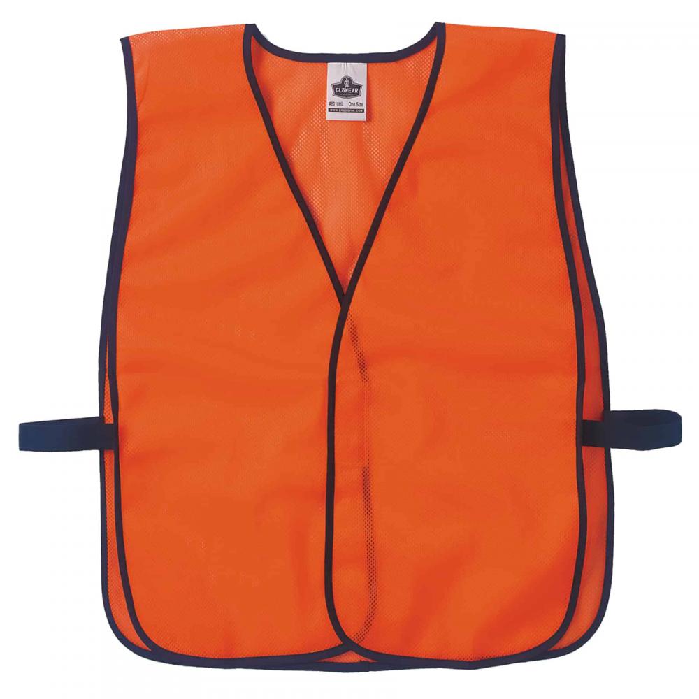 8010HL Orange Non-Certified Economy Vest
