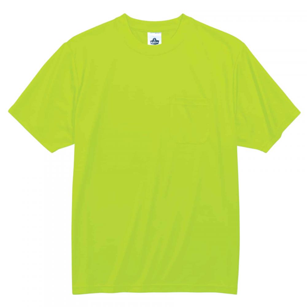 8089 L Lime Non-Certified Hi-Vis T-Shirt