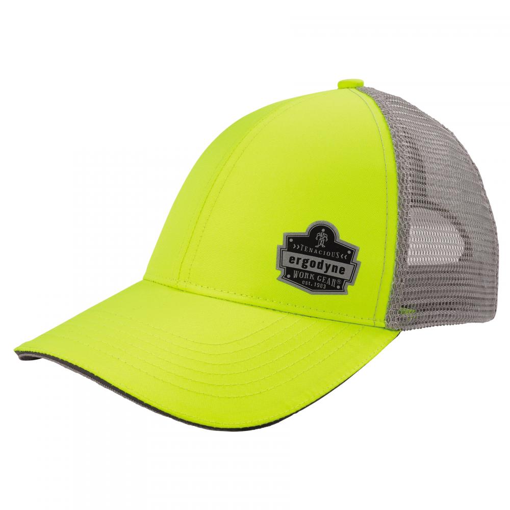 8933 Hi-Vis Lime - Ergodyne Logo Reflective Snapback Hat