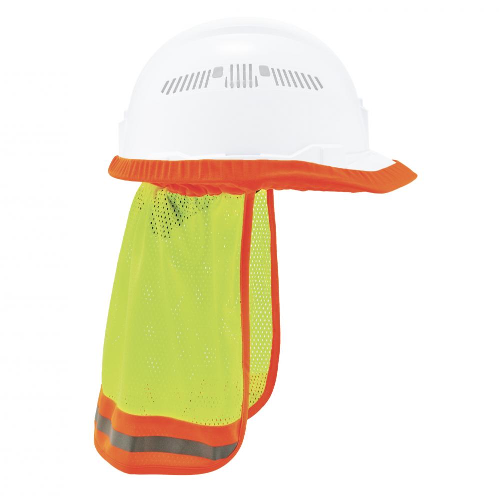 8005 HI-VIS HARD HAT NECK SHADE LIME / GLOWEAR