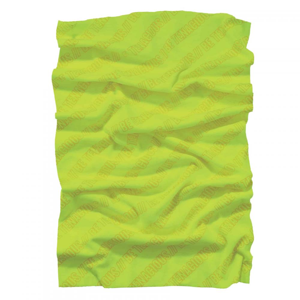 6491 Lime Reversible Thermal Multi-Band - Fleece Poly