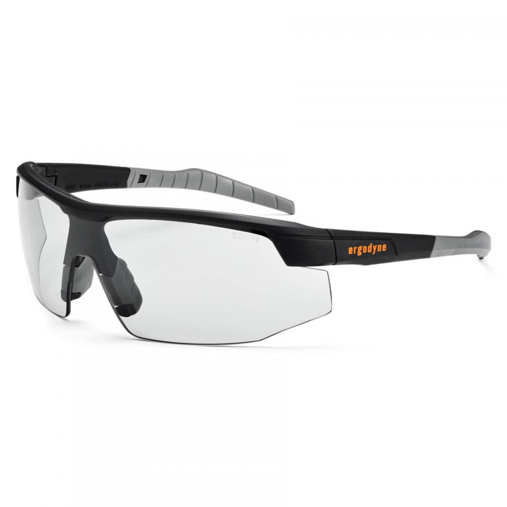 SKOLL Matte Black Frame In/Outdoor Lens Safety Glasses