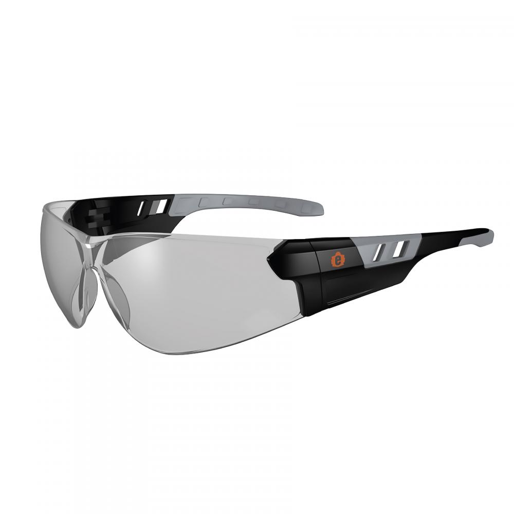 SAGA-AFAS Matte Black Frame In/Outdoor Lens Safety Glasses - AFAS Frameless