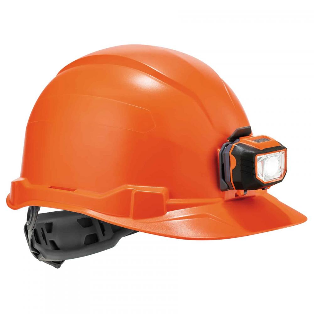 8970LED Orange Hard Hat Cap-Style LED Light Type 1 Class E