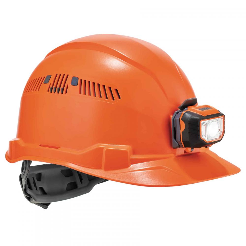 8972LED Orange Class C Hard Hat Cap-Style LED Light