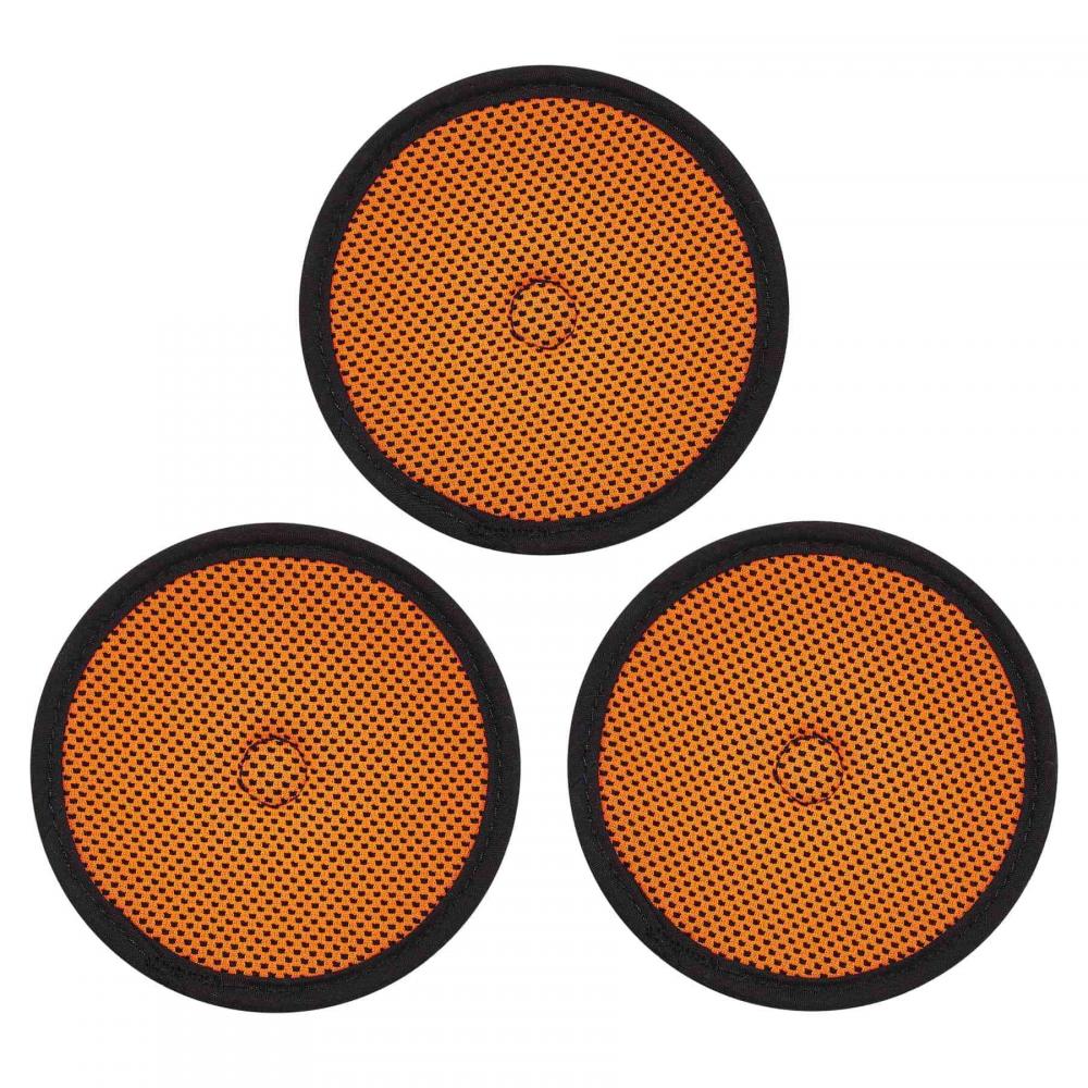 8983 Orange Hard Hat Pad Replacement 3-Pack