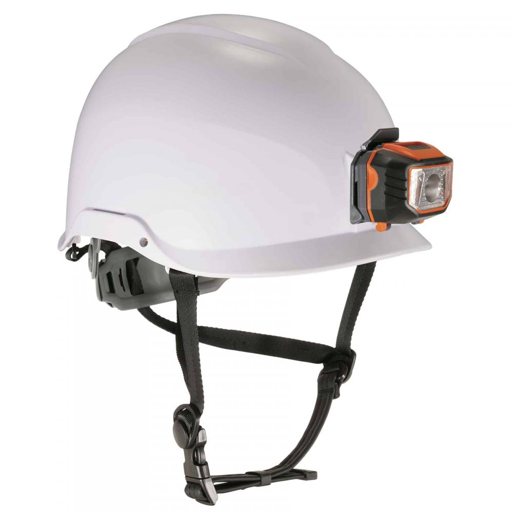 8974LED White Safety Helmet with LED Light Type 1 Class E
