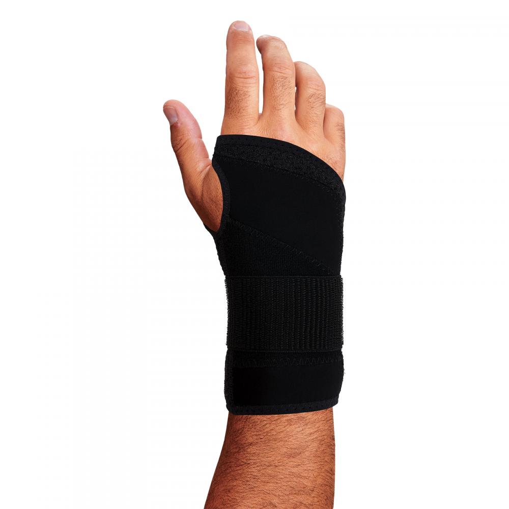 4005 L-Left Black Wrist Brace Support Single Strap