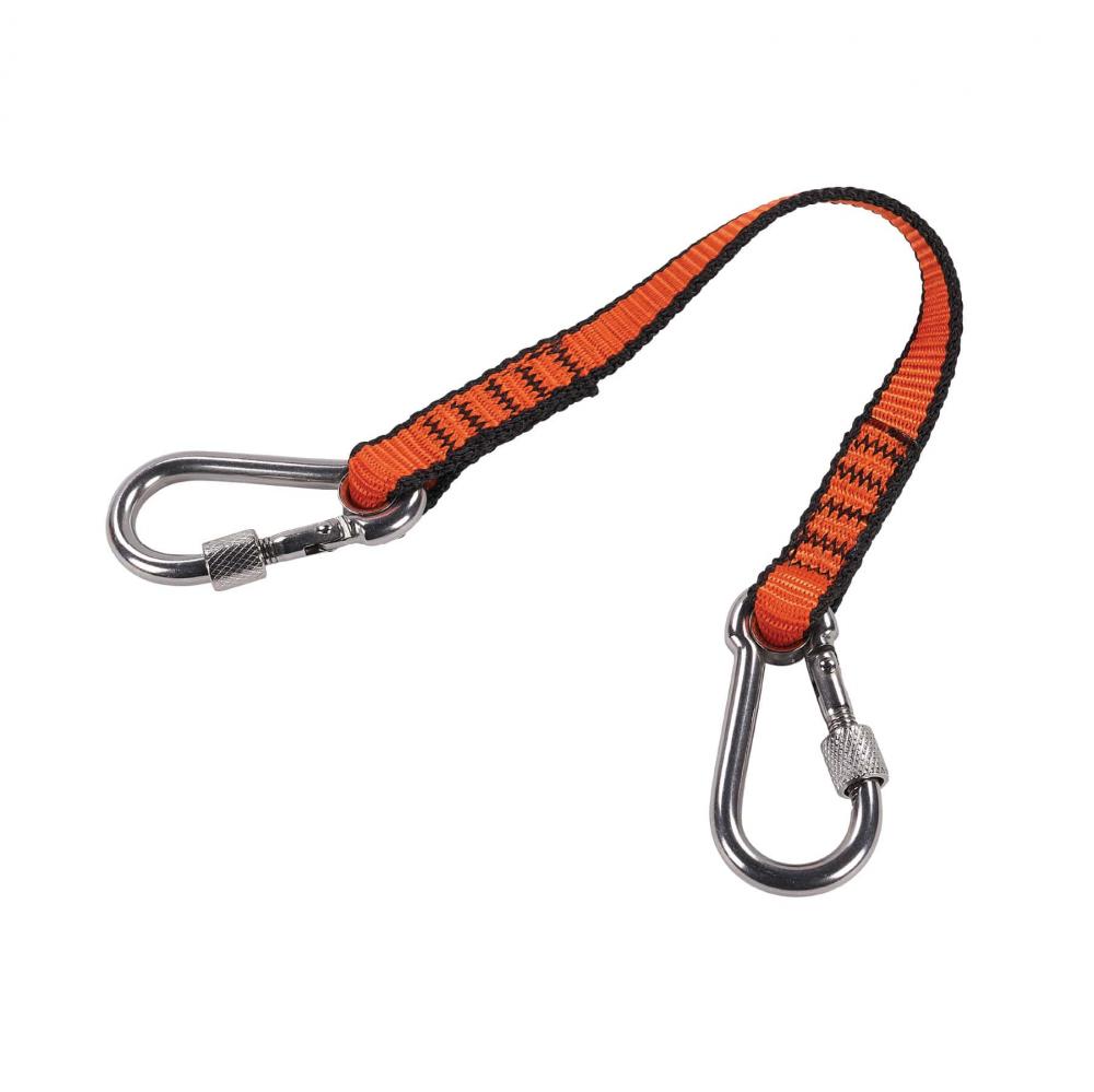 3154 3-pack S Orange Web Lanyard with Dual Screwgate Carabiners