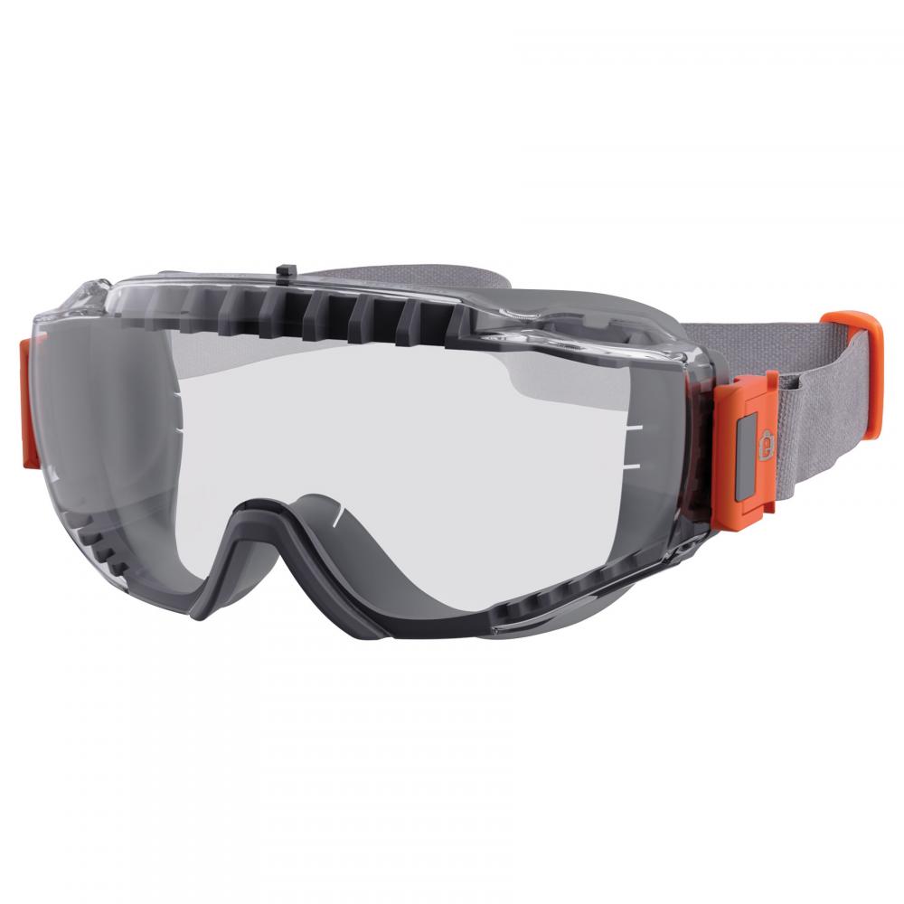 MODI-NEO Gray Frame Clear Lens OTG Safety Goggles Neoprene Strap