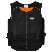 Ergodyne 12125 - 6255 L/XL Black Lightweight Phase Change Cooling Vest Only
