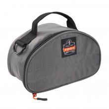 Ergodyne 13187 - 5187 Gray Clamshell Half Respirator Bag - Zipper Closure