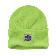 Ergodyne 16806 - 6806 Lime Cuffed Rib Knit Winter Hat