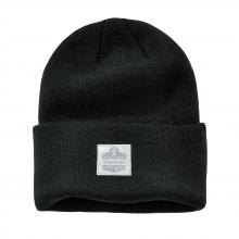 Ergodyne 16808 - 6806 Black Cuffed Rib Knit Winter Hat