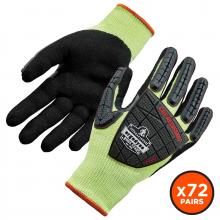 Ergodyne 17834 - 7141 72-pair L Lime ANSI A4 DIR Nitrile-Coated CR Gloves