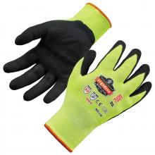 Ergodyne 17962 - 7021 1-pair S Lime Hi-Vis Nitrile Coated CR Gloves