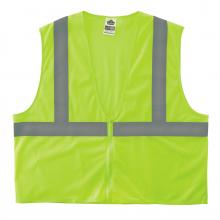 Ergodyne 20993 - 8205Z S/M Lime Class 2 Super Economy Mesh Vest - Zipper