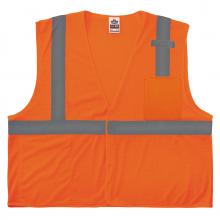 Ergodyne 21015 - 8210HL L/XL Orange Class 2 Economy Mesh Vest - HL