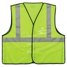 Ergodyne 21095 - 8216BA L/XL Lime Class 2 Breakaway Mesh Vest - ID Holder