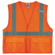 Ergodyne 21139 - 8220HL 4XL/5XL Orange Class 2 Standard Mesh Vest - HL