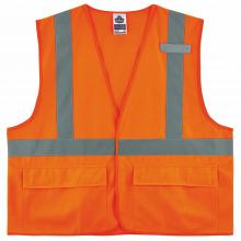 Ergodyne 21177 - 8225HL 2XL/3XL Orange Class 2 Standard Solid Vest - HL