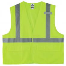 Ergodyne 21185 - 8225HL L/XL Lime Class 2 Standard Solid Vest - HL