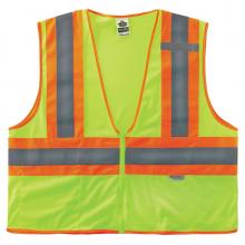 Ergodyne 21323 - 8230Z S/M Lime Class 2 Two-Tone Mesh Vest