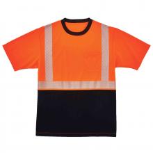 Ergodyne 22581 - 8280BK XS Orange Class 2 Performance T-Shirt Black Bottom