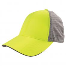 Ergodyne 23243 - 8931 L/XL Hi-Vis Lime Reflective Stretch-Fit Hat