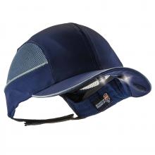 Ergodyne 23375 - 8960 BUMP CAP HAT LED LIGHTING LONG BRIM NAVY / SKULLERZ