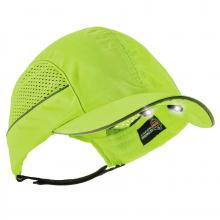 Ergodyne 23379 - 8960 Long Brim Lime Bump Cap Hat LED Lighting