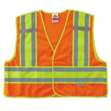 Ergodyne 23385 - 8245PSV L/XL Orange Class 2 Public Safety Vest