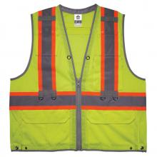 Ergodyne 24175 - 8231TV L/XL Lime Class 2 Hi-Vis Tool Tethering Safety Vest