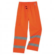 Ergodyne 24414 - 8915 L Orange Class E Hi-Vis Rain Pants