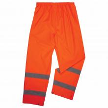 Ergodyne 25446 - 8916 2XL Orange Class E Lightweight Hi-Vis Rain Pants