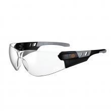 Ergodyne 59105 - SAGA-AFAS Matte Black Frame Clear Lens Safety Glasses - AFAS Frameless
