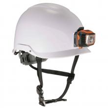 Ergodyne 60201 - 8974LED White Safety Helmet with LED Light Type 1 Class E